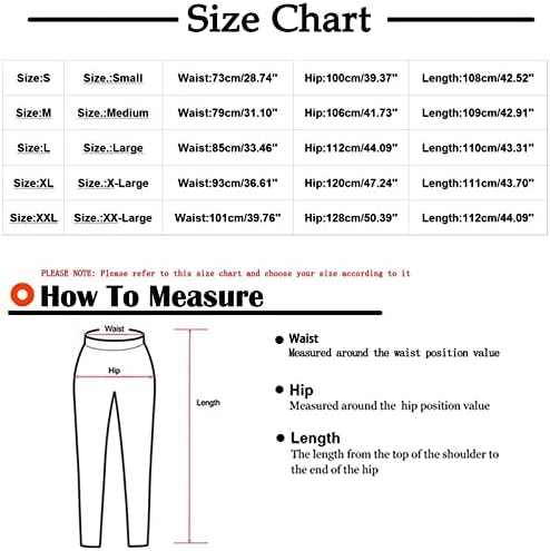 Amikadom ženske hlače Grafički opušteni fit hlače posteljina sa dnevnim boravkom ravne noge Ljetne pantalone 2023 meka udobna odjeća