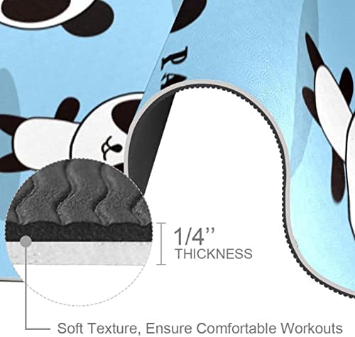 Dancing Panda Extra Thick Yoga Mat - Eco Friendly Non - slip Vježba & fitnes Mat Vježba Mat za sve vrste joge, Pilates i Kat vježbe