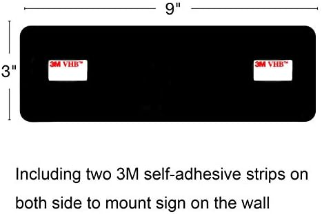 Zaposleni Bebarley potpisuju se samo za uredski zid u zidu i poslovno, premium izdržljiv i svijetli akrilni dizajn 9 X3 znak s dvostranim