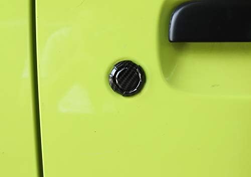 Junleli vrata ključa za ključeve utičnice ukras poklopca za suzuki Jimny 2019 2020 2021 JB43 JB64 JB74 Auto oprema ABS ugljični vlakno