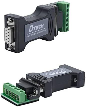 DTECH RS232 do RS485 RS422 pretvarač, dvosmjerni dvosmjerni RS-485 do RS-232 serijski adapter sa terminalnim blokom za dugu komunikaciju