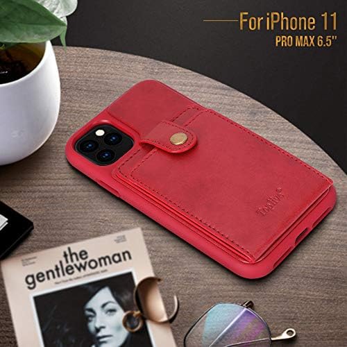 iPhone 11 Pro Max Case 6.5, Toplive Flip Folio PU Koža iPhone 11 Pro Max torbica za novčanik sa držačima za kartice za Apple iPhone
