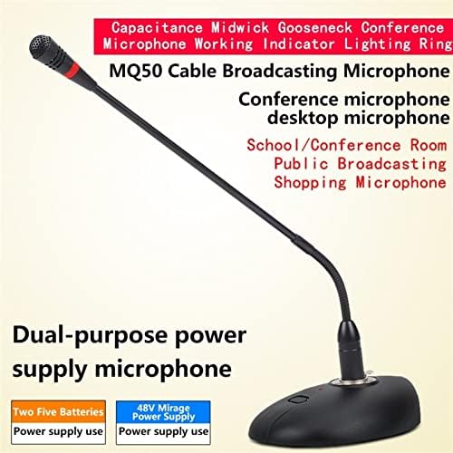 N / A Goose Neck desktop kablovski mikrofon glavna konferencija za prenos uživo, konferencija o mikrofonu sa pojačalom računara