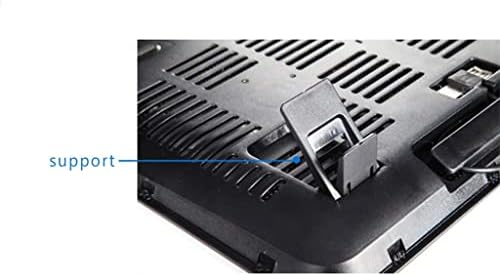 CXDTBH notebook radijator 5V Dvostruki vanjski USB ventilator Prijenosni rashladni jastučić podržava - tihi ventilator tihih metalnih