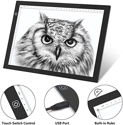 A3 lagana jastuk za praćenje - USB Powered Copy Light Board / kutija za 5D dijamantski slikarstvo / umjetnost, crtanje, skiciranje,