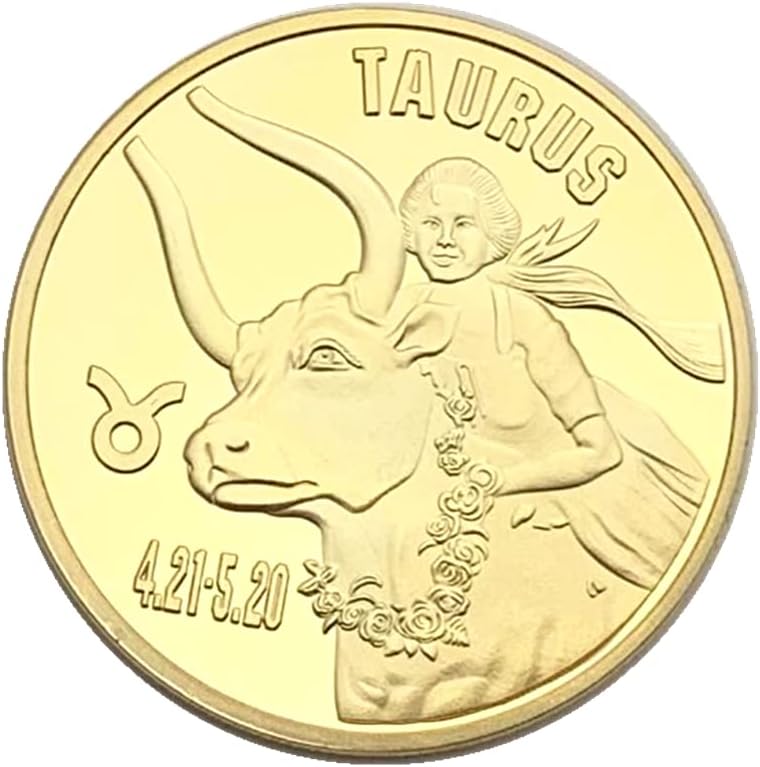 Dvanaest sazviježđenja Kovanice stranih kovanica Niue Coins Taurus Gold Coins Lucky Guardian Coins zub vilinski zlatni novčići