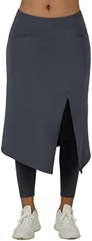 Beroy ženske midi duljine skirt suknje sa 3 džepa skromne suknje za žene 24 duljina koljena