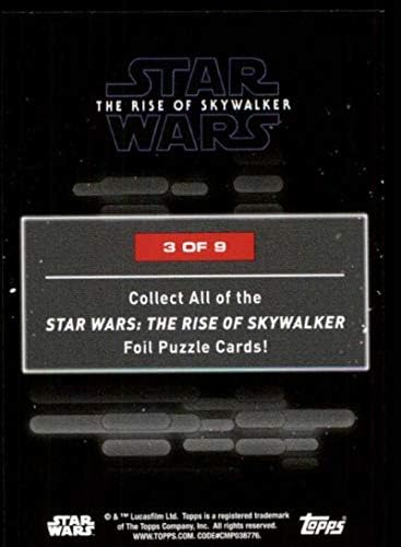 2020 TOPPS Star Wars Raspon Skywalker serije 2 folije puzzle kartica 3 jannah trgovačka kartica