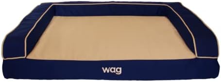 Wag Premium krevet za kućne ljubimce / višeslojna konstrukcija sa energetskim gelom za hlađenje i infuzijom bakra | Navlaka za pranje