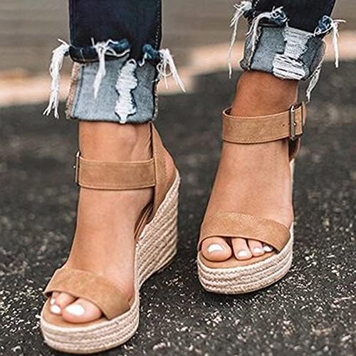 Sandale za žene Dressy Ljeto Želje 2023 Ljetni otvoreni nožni prozračni sandalovi na plaži Slip na klinovima Flip Flops Cipele
