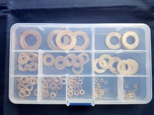 151pcs m2 m2,5 m3 m4 m5 m6 m8 m10 m12 m14 m16 mesingana perilica bakra wahsers ravna pad set