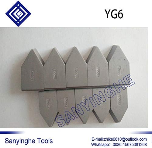 FINCOS 20pcs / Lots C125 YG6 / YG8 / YW1 / YW2 / YT5 / YT14 / YT15 Carbide welding insert lemljeni umetak - : YT5)