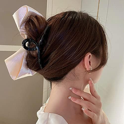 Houchu Korean Style CLAB CLIP Geometrijski jednostavan morski pas Pribor za kosu Kupanje Čvrsta boja Ženka Velika djevojka Headwear