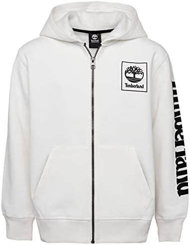 Timberland Boys 's dugim rukavima Fleece puni zip hoodie