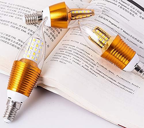 BesYouSel E14 LED sijalice sa Kandelabrom 5w dekorativna osnova za svijeće 50 W ekvivalentna E14 lampa za svijeće za stropni ventilator