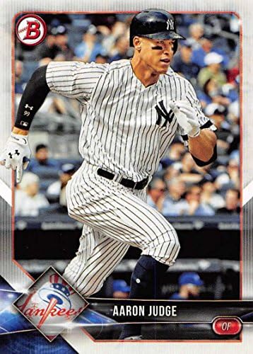 2018 Bowman 24 sudija Aarona New York Yankees Baseball Card