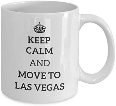 Budite mirni i pređite na Las Vegas čaj za čaj za čajnik Traveler Coworker Friend Poklon Nevada Travel Milica
