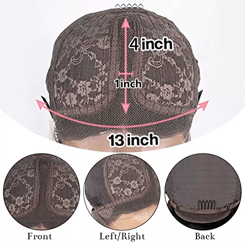 KADOYEE Highlight 13x1 dio čipkaste perike ljudska kosa Ombre Highlight ravna čipkasta prednja perika ljudska kosa s prethodno Počupanom