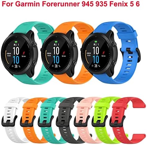 Makei silikonske trake za Garmin Fenix ​​5 5 plus 6Pro 22 mm narukvica Forerunner 935 945 S60 S62 SmartWatch narukvice