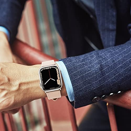 Tasikar kožne trake kompatibilne sa Apple Watch Band 49mm 45mm 44mm 42mm, Koža Smart Watch zamenski remen Kompatibilan je za IWATch