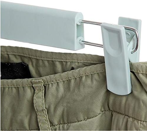 Yumuo Podesivi održivi non klizni pantalone sa kopčom za traperice Donje rublje, vješalice za plastične hlače, vješalice suknje Khaki