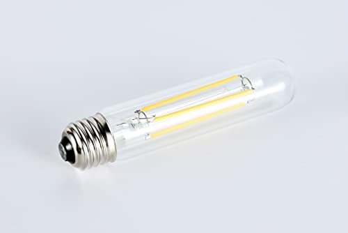PIFUT T9 LED sijalica, E26 LED sijalica sa mogućnošću zatamnjivanja, 110v 600Lumens 3000k 60W ekvivalent, Cijevna sijalica od prozirnog