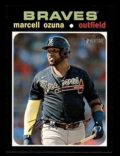 2020 TOPPS 723 Marcell Ozuna Atlanta Braves Nm / MT Hrabres