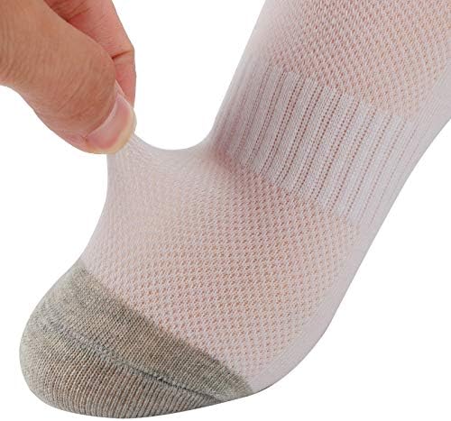 Mlfuture muške atletske čarape za gležnjeve 6 pari debelih jastuka za trčanje za muškarce & amp;ženske pamučne čarape 6-12