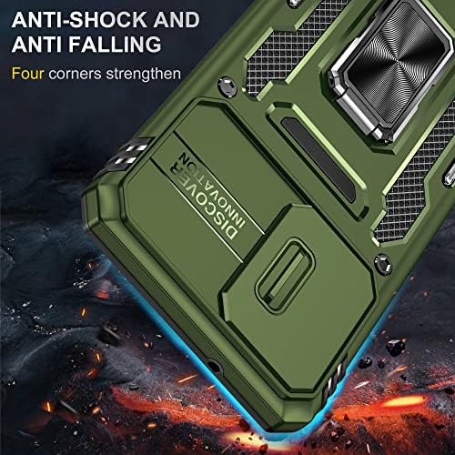 Torbica Daweixeau za Galaxy S20 Plus, klizni objektiv zaštitna futrola otporna na udarce otporna na udarca sa Chickstand Cover Case