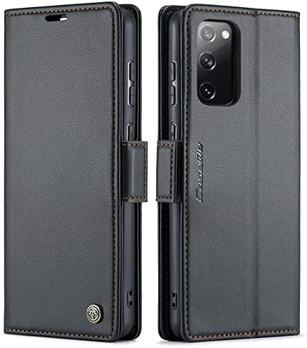 Samsung Galaxy S20 Fe 5G torbica za novčanik, magnetno postolje Flip zaštitna kožna torbica u stilu sa RFID držačem za blokiranje