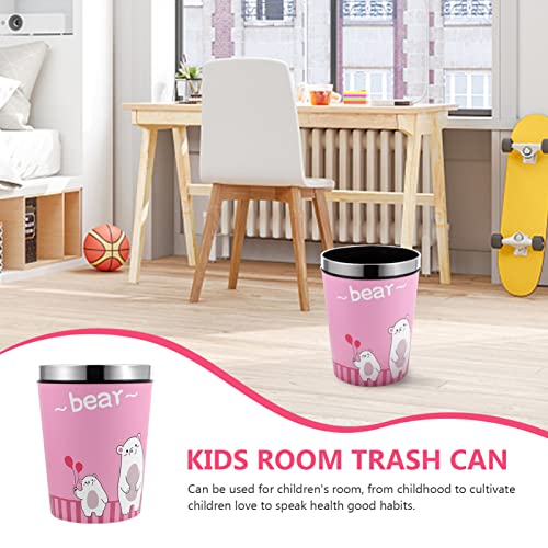 SOIMISS kuhinjska korpa za smeće dječija soba kanta za smeće slatka kanta za smeće okrugla kanta za smeće otpadni kontejner za kućni