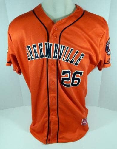 2017 GreenEville Astros Erick Abreu 26 Igra Polovni narančasni dres DP08050 - Igra Polovni MLB dresovi