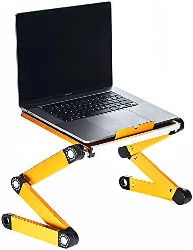 Lilanya ergonomski laptop stol za laptop prijenosni podesivi prenosni stol za notebook reser montira ultrabook macBook za krevet sa