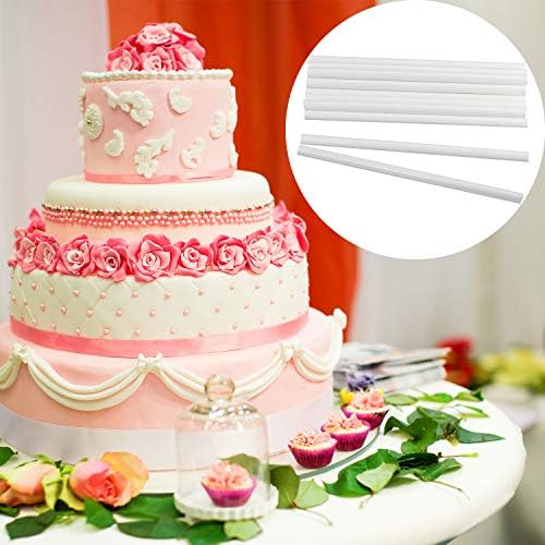 24 komada plastične šipke za bijele torte za reliferednu konstrukciju torte i slaganje