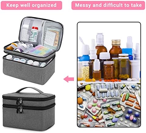 Organizator lijekova i torba za odlaganje prazna, porodična kutija za prvu pomoć, torba za organizatore tableta za hitne lijekove,
