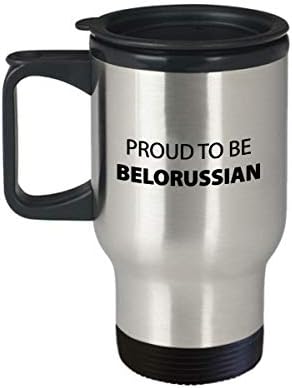 Beloruski 14oz izolirana putna krigla ponosna je jedinstveni inspirativni sarkazam za belorusku