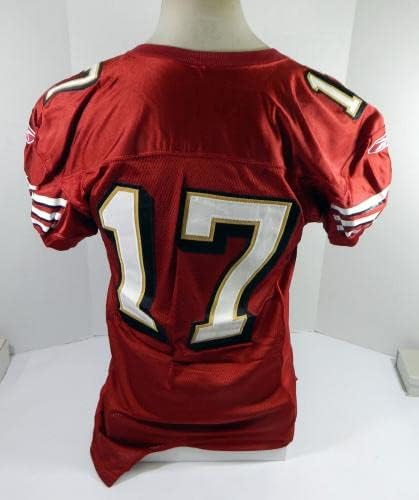 2004 San Francisco 49ers 17 Igra izdana crveni dres 44 DP30862 - Neintred NFL igra rabljeni dresovi
