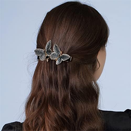 SDFGH Shuangsheng Butterfly Series Hairpin Back Head frizerski korejski Ponytail Clip Horizontalni isječak Top Clip ploča Kosa