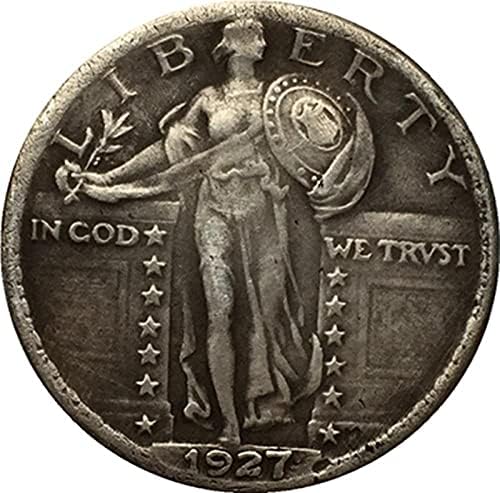 Komemorativni kovani CryptoCurrency FAVORY 1927 Američki Liberty Eagle Srebrna ploča COIN COIN COIN COIN COIN COIN COIN LUCKY BOIN