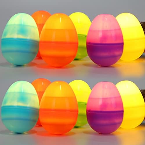 Uskršnja jaja sa LED simuliranim privjeskom svjetlosnom svjetlosnom dekor prozor viseći božićne ukrase
