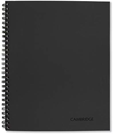 Mead Cambridge Wirebound Business Notebook, pravno pravilo, 6 5/8 x 9 1/2 inča, 1 Predmet, Bijela, 80 listova po pakovanju od 6 komada