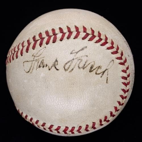 Eksperijantno rijedak ARKY VAUGHAN potpisao je Onl Frick Baseball 1930S HOF D.1952 JSA LOA - AUTOGREMENT BASEBALLS
