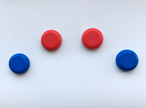 CoolKapz Neklizajući kontroler za igre Joystick i D-Pad poklopac, crvena i plava