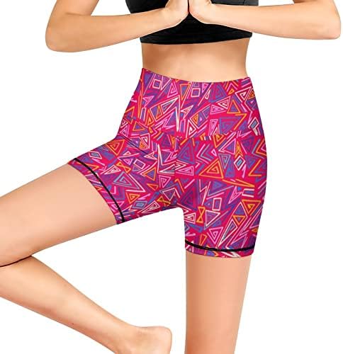 Kućice za ženske kratke hlače Softhird za žene za žene Stretch Tummy Control High Squist joga kratke hlače za vježbanje Atletski šorc