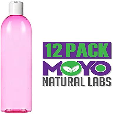 Moyo Natural Labs 8 oz Travel Boce, prazne posude sa diskovima, BPA besplatni kućni ljubimac plastični procijepljivi toaletni / kozmetičke