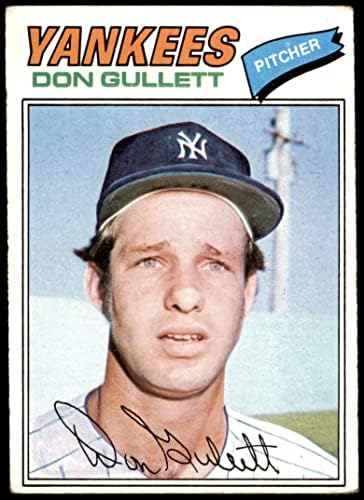 1977. topps 15 Don Gullett New York Yankees Dobar Yankees