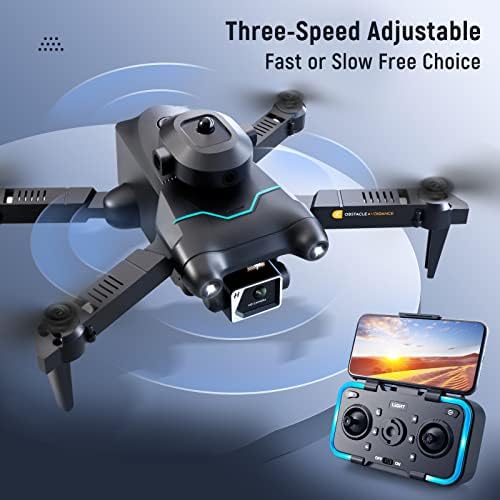 REHOBBKID Mini Drone za djecu sa 4K Dual kamera, S96 sklopivi WiFi FPV Live Video bespilotne letjelice za odrasle početnike, visina