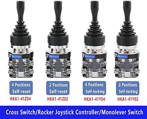 Basni 1pcs Rocker Cross Switch Joystick prekidač Momentalno 2/4 položaja 2no 4no samo-resetiranje samo-zaključavanje 30 mm HKA1 serija