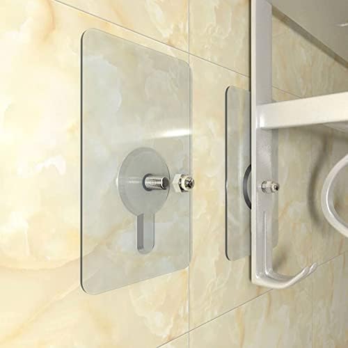 Zukeegg kuke za viseći bijeli jaki ljepljivi bešavni zakrpa vodootporni zid viseći izdržljive prozirne kuhinje kupatilo za kukavac