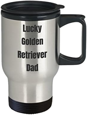 Zlatni retriver tata Travel Golf kafa Lucky Poklon Ideja za pse Oče Muškarci Ljubitelji ljubimca Novelty Joke Gag